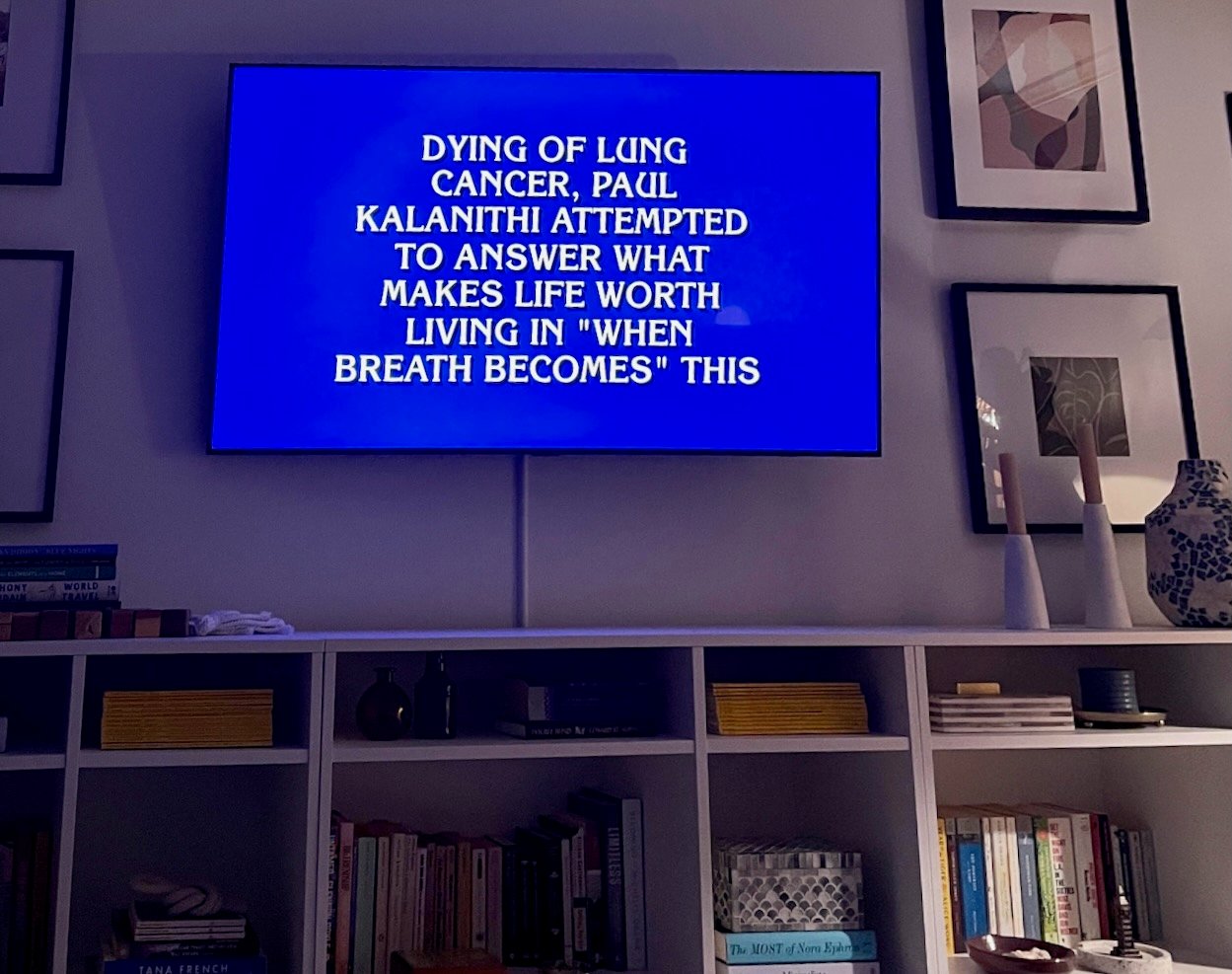 jeopardy Paul Kalanithi question